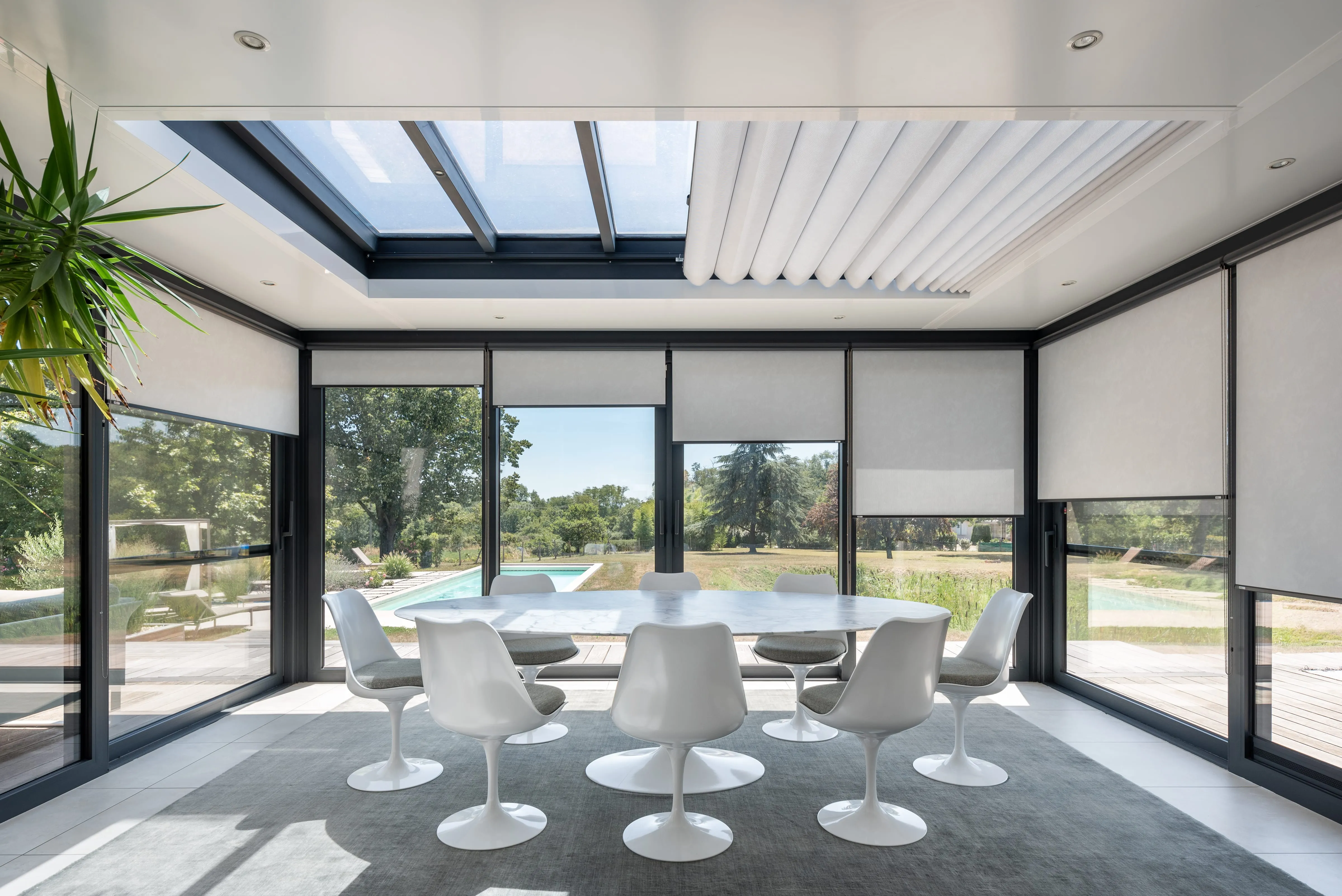 store anti-chaleur enrouleur